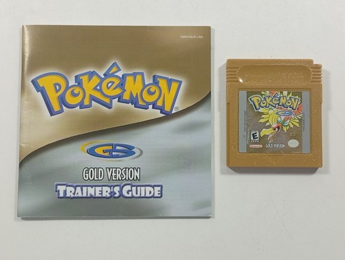 POKEMON GOLD VERSION NINTENDO GAMEBOY COLOR (GBC) USA (KOMPLETT - BOXSCHADEN) - Bild 8 von 9