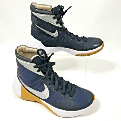 Nike Hyperdunk 2015 Womens Size 7 Navy Blue Athletic Basketball Shoes Sneakers