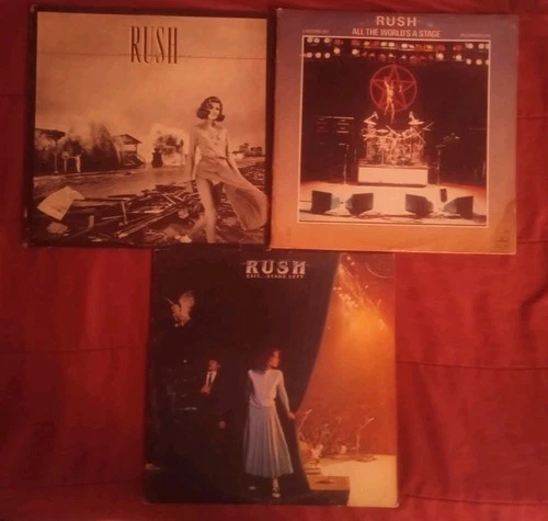 Rush ‎– Permanent Waves /exit stage left/all the world's a stage LP vinyl