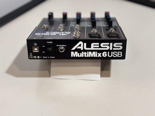 Alesis MULTIMIX 6 USB FX 6-Channel Mixer with Effects & USB Audio Interface - Picture 2 of 4