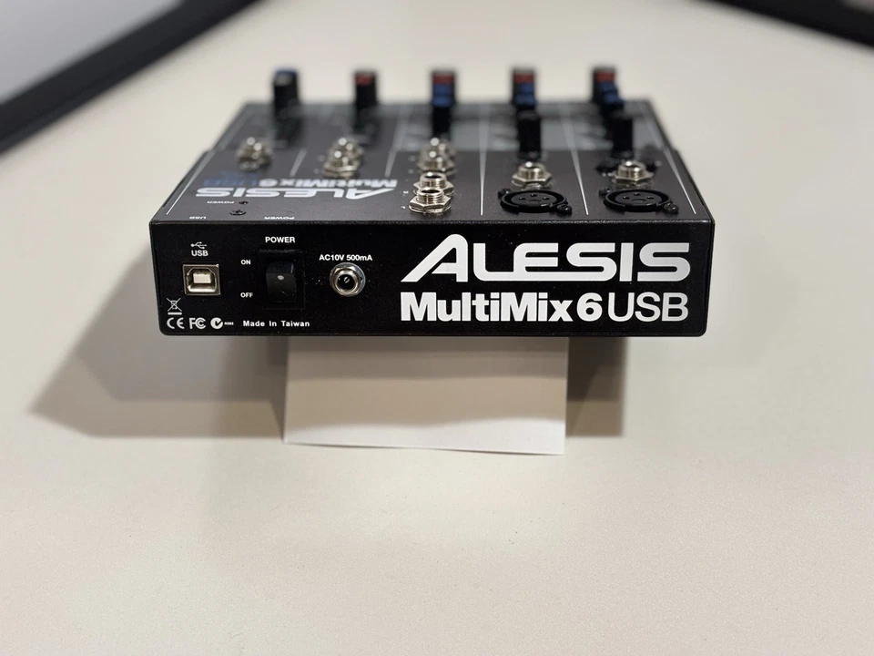 Alesis MULTIMIX 6 USB FX 6-Channel Mixer with Effects & USB Audio Interface - Image 2 of 4