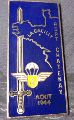 Promotion Abzeichen EOR COET '' Aspt CHATENAY '' - TAP - SAS - FFL - Bretagne - 1944
