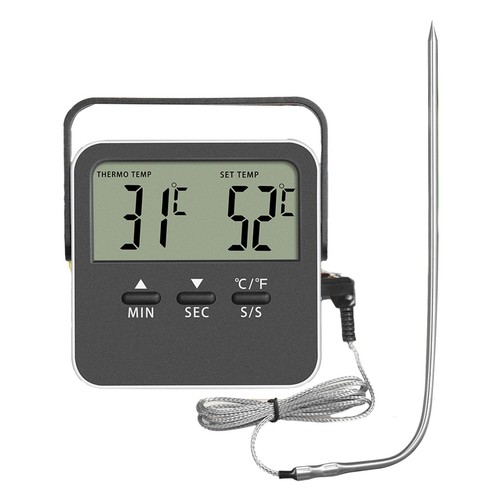 Thermometer Küche Gegrillt Küche Digitale Koch Nadelfutter Thermometer Sicher - Picture 7 of 13