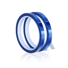 2 Rolls 10mm x33m(108ft) Heat Tape for Sublimation,Blue High Temperature Heat...