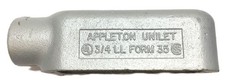 Appleton Unilet 3/4LL Form 35 7.5 cu.in Conduit Body NOS