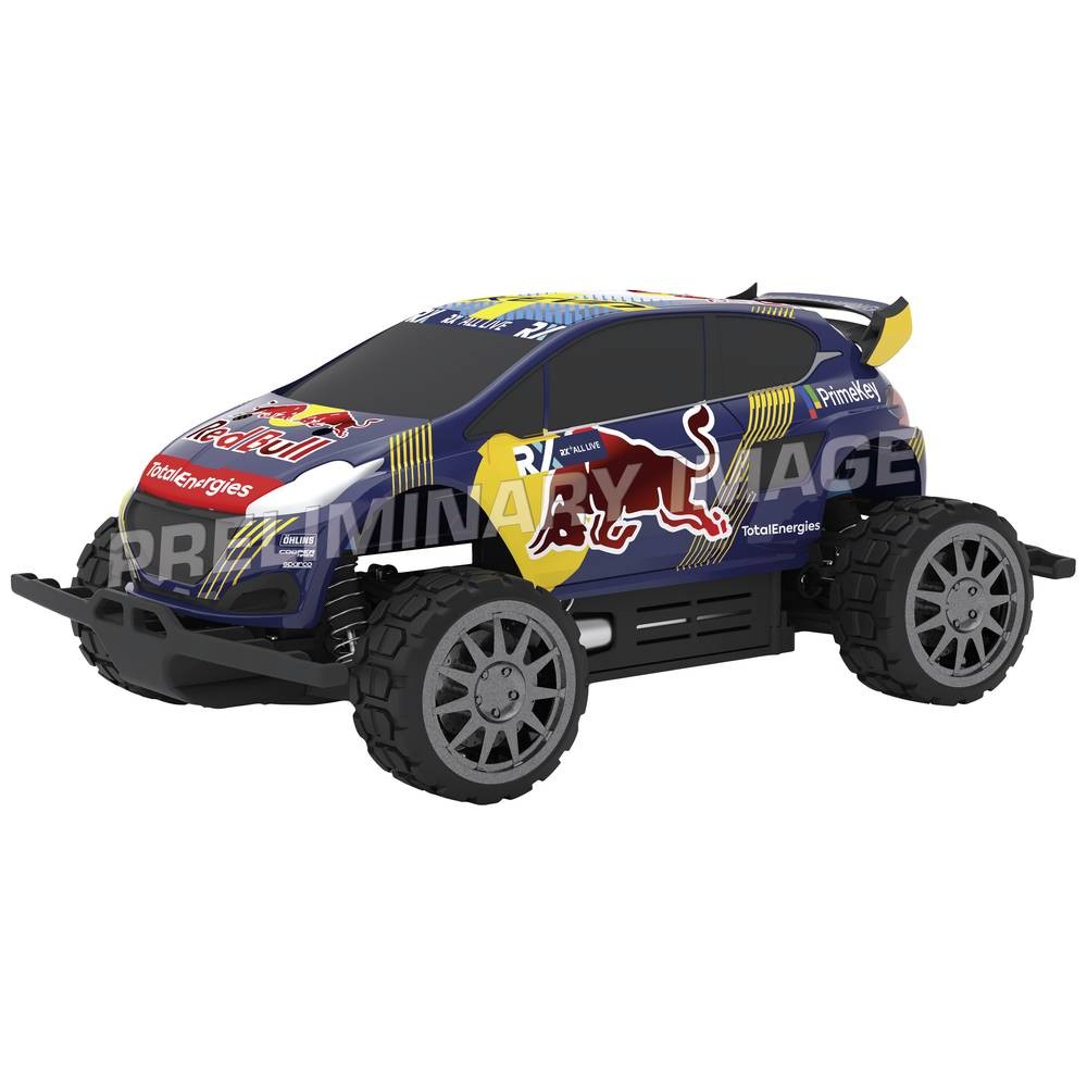 Carrera RC 370183022 Red Bull Peugeot WRX 208 1:18 Радиоуправляемая модель автомобиля Einsteiger