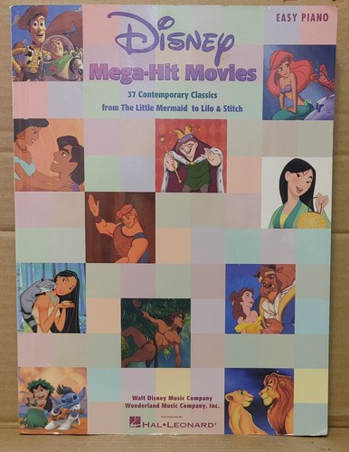 Disney Mega-Hit Filme: 37 zeitgenössische Klassiker: Easy Piano, Taschenbuch von ... - Bild 1 von 2