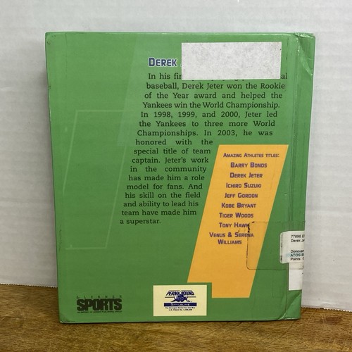Amazing Athletes Lot of 4 Books – Sharapova, Jeff Gordon, Sorenstam, Jeter - Picture 20 of 24