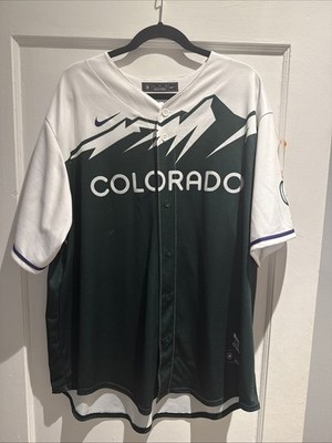 Nike Colorado Rockies City Connect MLB Jersey Men s XXL Baseball Rare Morris