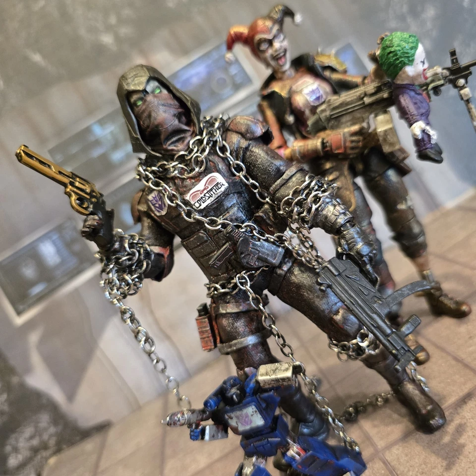 Mezco One:12 Spawn Zartan & Gi Joe Clasificado Harley Quinn Custom Punisher Lote Foto 3 de 4