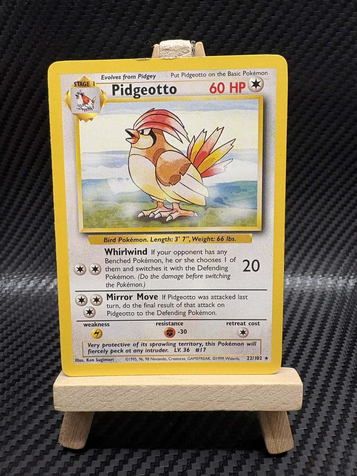 Pidgeotto 022/102 Base Set Regular MP