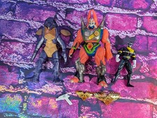 Vintage Power Rangers Lot Space Aliens Black Ranger Parts