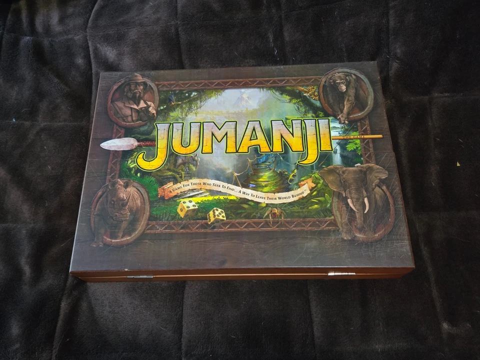 JUMANJI Board Game by Cardinal in Wooden Box -100% COMPLETE - Image 2 of 4