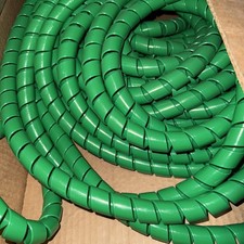 Spiral Cable Wrap 1" Green 100 PE-HD