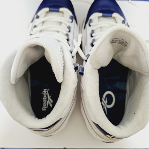 Reebok Question Mid Blue Toe Größe UK 7,5 Alan Iverson weiß Leder verpackt GX0227 - Bild 20 von 24