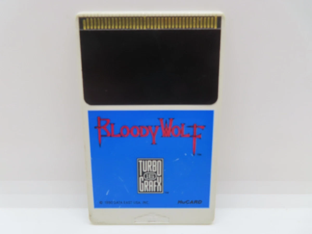TurboGrafx - 16 Video Games Bloody Wolf for sale | eBay