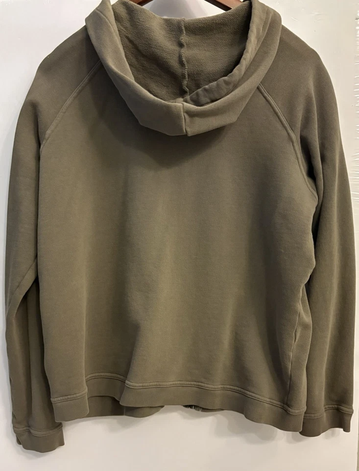 Mod-O-Doc For Sundance 100% Cotton Women’s Medium Full Taupe Hoodie - Image 2 of 4