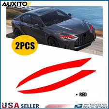 Fits 2021-2025 Lexus Is Red Headlight Drl Tint Front Overlay Vinyl Is 350 300
