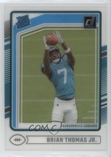 2024 Panini Clearly Donruss Rated Rookie Brian Thomas Jr #64 12g7