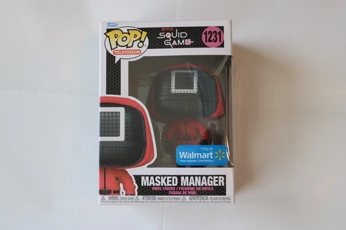 FUNKO POP SQUID GAME 1231 MASKED MANAGER WALMART EXCLUSIVE SG