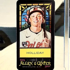 💥SSP💥 Jackson Holliday - ROOKIE - 2024 Topps Allen & Ginter Mini Stained Glass
