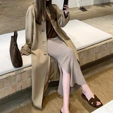 THE ROW Womens Autumn Crew Neck Long Sleeves Casual Jacket