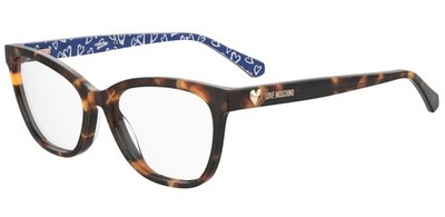 MOSCHINO LOVE MOL639 2VM HAVANA PATTERN 54/16/140 WOMAN Eyewear Frame