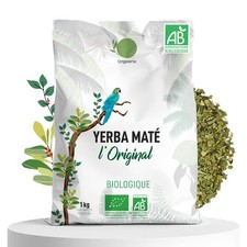 Yerba Maté Bio - 1kg Vert Non Fumé | Sans Tige | 0 Poussière - ORIGEENS