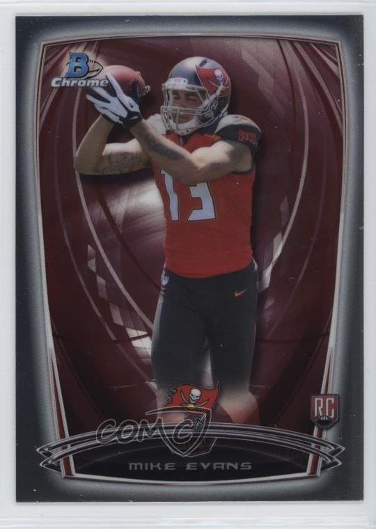 2014 Bowman Chrome Mike Evans #170 Rookie RC 02wb