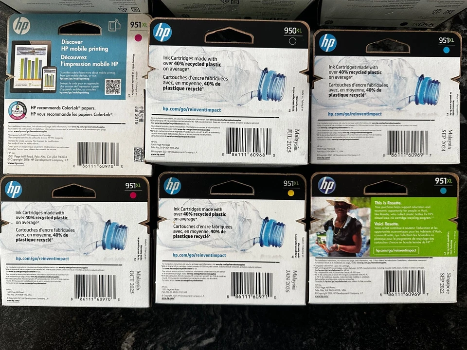 CARTUCHOS HP 950XL 951XL TODOS LOS COLORES - HP251 8600 8100 8610 8615 8620 8625 8630 Foto 4 de 4