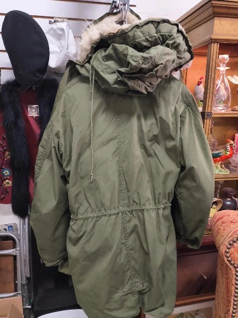 Vintage Military M65 Fishtail Parka Extreme Cold Weather Mens Small USGI Vietnam - product detail image 5