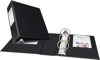 Mini 3 Ring Binder, 5.5'' X 8.5'', 2'' round Rings, 375-Sheet Capacity, 2.8 Inch Wi