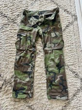 Vintage Y2k Nike SB Flex Ripstop Green Brown Camo Cargo Pants Men's Sz 31