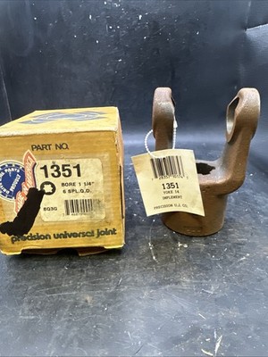 precision U-Joint Yoke NOS 1351