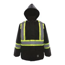 OPEN ROAD 6323JB-XXXL Jacket, Polyester/PU, Black, 3XL