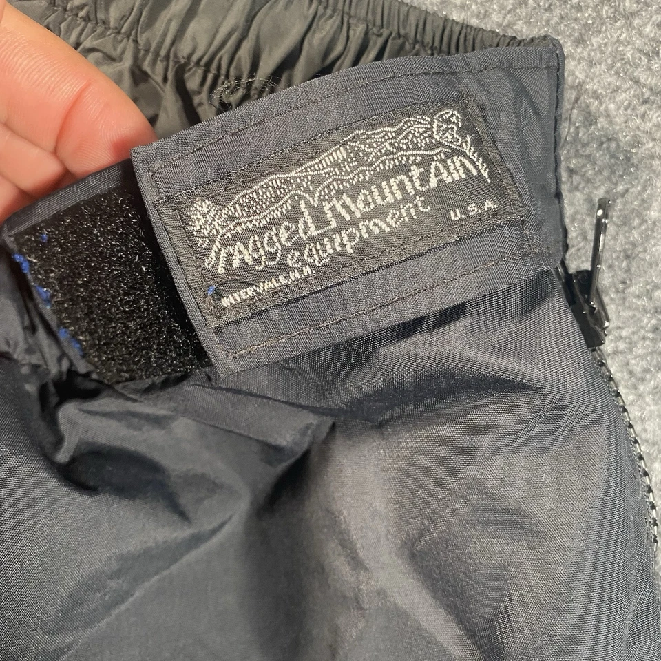 Calça masculina média feita nos EUA equipamento de montanha irregular zíper lateral caminhada ao ar livre - Imagem 4 de 4