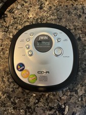 JWIN Portable CD Player With Headset JX-CD313 BBS 24 Track programmable memory