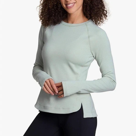 Pulôver Avalanche Outdoors Camisa Manga Longa Feminina Grandes Buracos Elásticos NOVO - Imagem 3 de 4