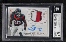 2014 Panini National Treasures Gold 6/7 Jadeveon Clowney BGS 8.5 Auto z0q