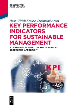 Key Performance Indicators for Sustainable Management Dayanand Arora (u. a.) XIV
