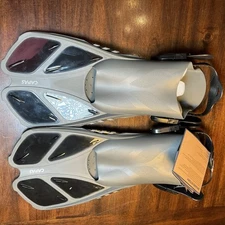 CAPAS Snorkel Fins Travel Size Short Adjustable for Snorkel SIZE ML/XL 9-13