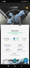 Non Shiny Kyurem Black And White Pokemon Tr de Go Glaciate