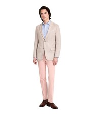 Tommy Hilfiger Mens Modern fit Sport Coat Blazer 36 R Beige Solid Stretch