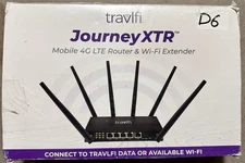 TravlFi JourneyXTR LTE RV WiFi Router – No Contract Internet for Home or Travel