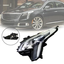 Headlight Assembly For Cadillac XTS 2018-2019 Headlamps LED DRL Left/Driver Side