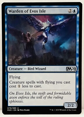 Warden of Evos Isle -#79-MTG-Core Set 2020 (M20)-Regular-NM