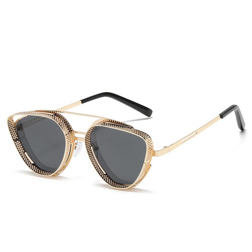 Vintage Steampunk Sunglasses for Women Men Retro Gothic Hippie Style Sun Glasses - Picture 17 of 19