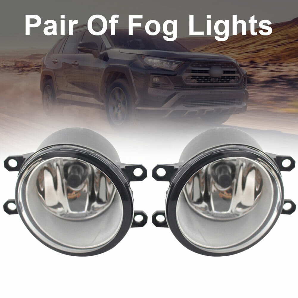 2009-2018 Toyota Venza Clear Fog Light Housing Assembly Pair  