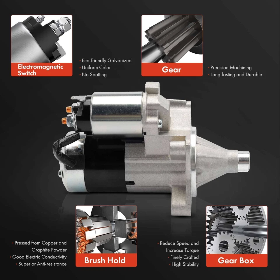 Motor De Arranque Para Chrysler Concorde 1998-2001 Dodge Intrepid 1.6KW/12V CW 10T Foto 4 de 4