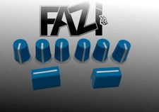 6 x BLUE 90 °KNOBS + 2 x FADER CAP DJ EQ  DJM PIONEER 800 900  XDJ RX 2 RX3 XZ